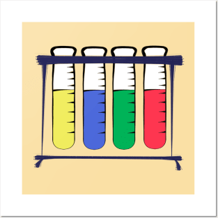 Test Tube Shelf Posters and Art